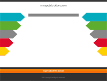 Tablet Screenshot of mmpublication.com